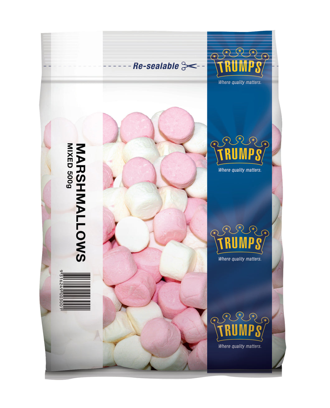 MARSHMALLOW RASPBERRY & VANILLA 500GM